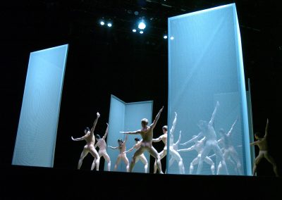THE" NATIONAL BALLET BIARRITZ" PERFORMING AT THE PALAIS DES FESTIVALS IN CANNES.